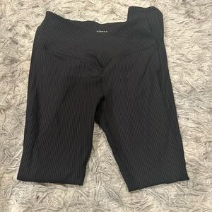 Aeropostale Black Striped Leggings NEVER WORN